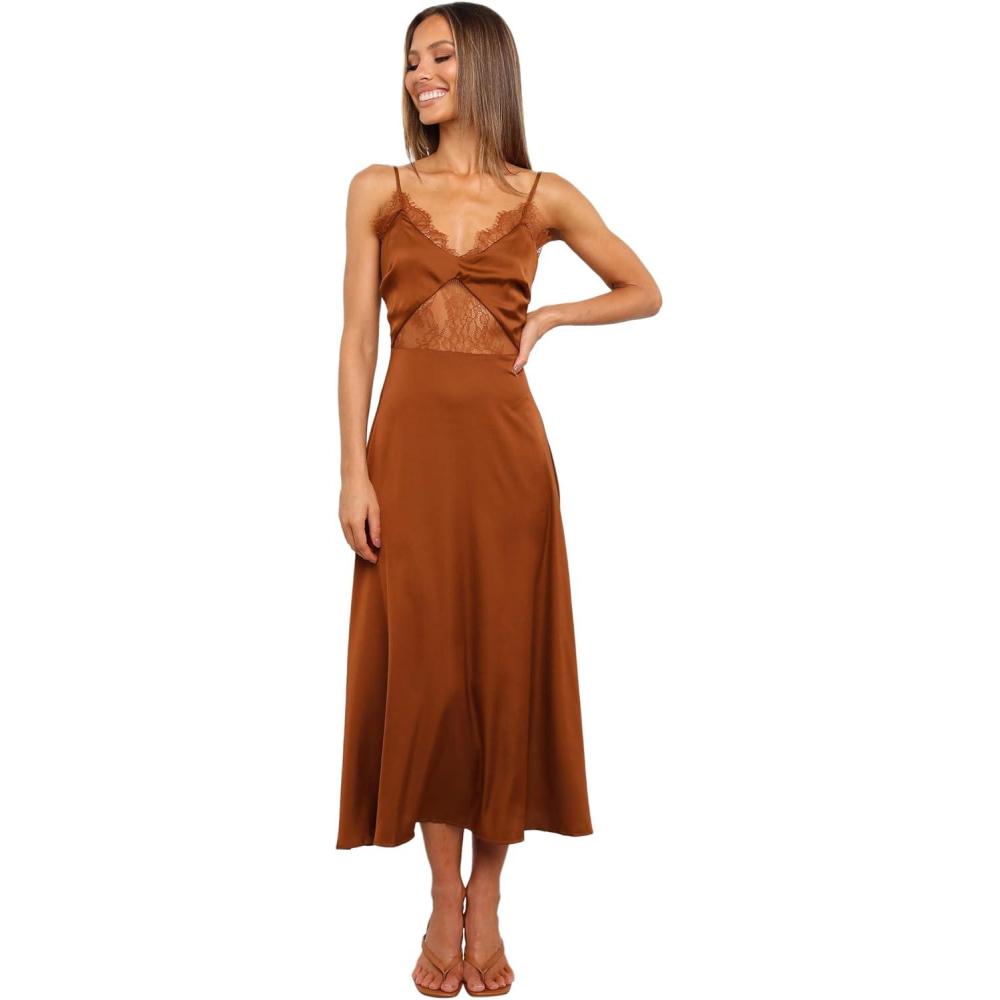 imagePetal ampamp Pup Womens Ariel DressRust