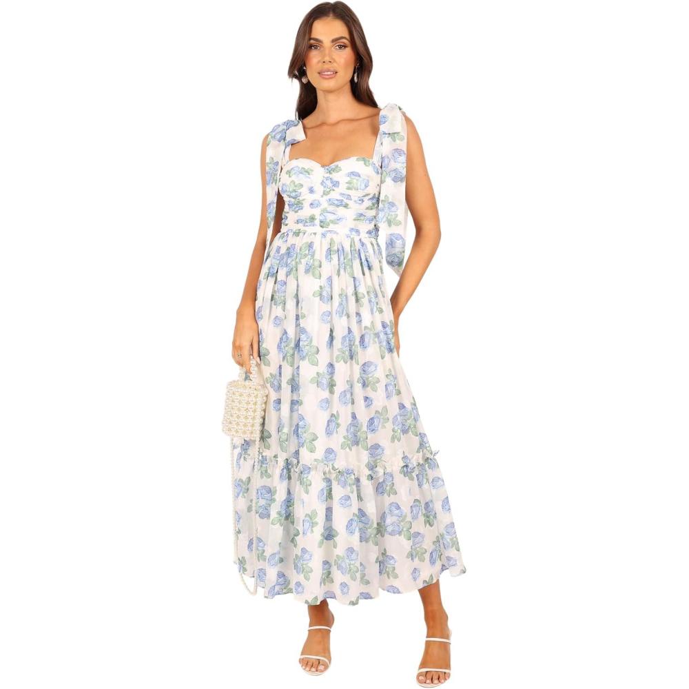 imagePetal ampamp Pup Womens Floret Midi DressBlue