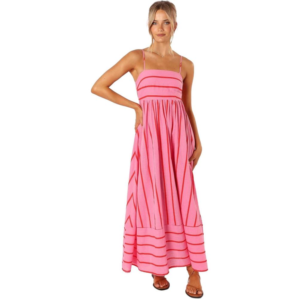 imagePetal ampamp Pup Womens Pixie Maxi DressPink Red