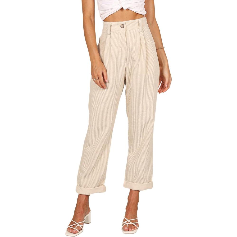 imagePetal ampamp Pup Womens Talaren Cord PantCream