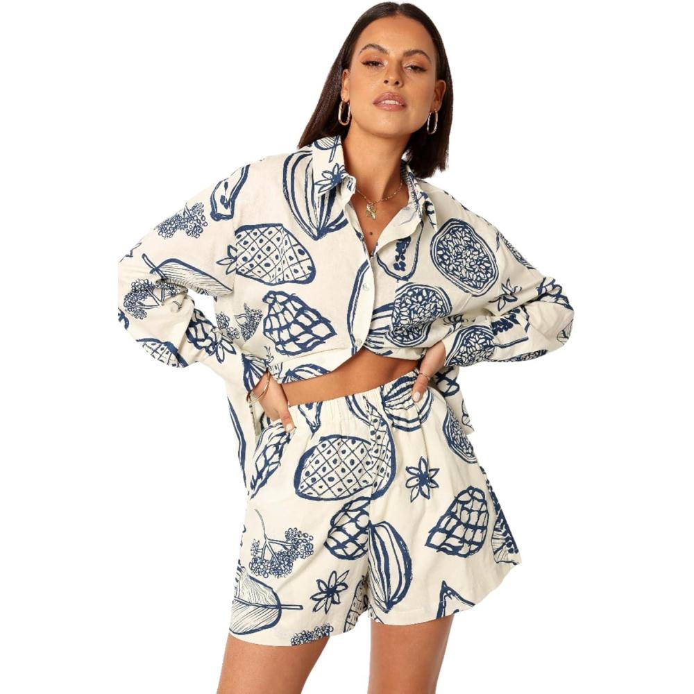 imagePetal ampamp Pup womens Bonnie Two Piece SetNavy