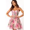 Petal & Pup Women’s Achanti Mini Dress(Pink Floral)