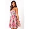 Petal & Pup Women’s Achanti Mini Dress(Pink Floral)