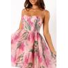 Petal & Pup Women’s Achanti Mini Dress(Pink Floral)