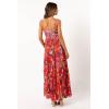 Petal & Pup Women’s Achanti Pleated Maxi Dress(Pink Azalea)