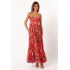 Petal & Pup Women’s Achanti Pleated Maxi Dress(Pink Azalea)