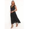 Petal & Pup Women’s Ada Maxi Dress(Black Polka Dot)