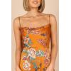 Petal & Pup Women’s Alejandra Cowl Neck Midi Dress(Tan)