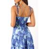Petal & Pup Women’s Amarie Midi Dress(Blue)