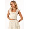Petal & Pup Women’s Amberlyn Sleeveless Top(Blue Floral)