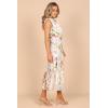 Petal & Pup Womens Anabelle Halter Neck Midi Dress(White Floral)