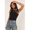 Petal & Pup Women’s Ari Ribbed Tank Top(Black)