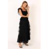 Petal & Pup Womens Belle Maxi Dress(Black)