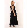 Petal & Pup Womens Belle Maxi Dress(Black)
