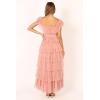 Petal & Pup Womens Belle Maxi Dress(Blush)