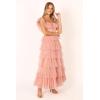 Petal & Pup Womens Belle Maxi Dress(Blush)