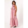 Petal & Pup Women’s Betina Bow Front Maxi Dress(Dusty Rose)