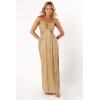 Petal & Pup Womens Beyz Midi Dress(Gold)