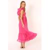 Petal & Pup Womens Bonito Midi Dress(Berry)