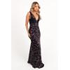 Petal & Pup Women’s Cammy Maxi Slip Dress(Midnight Floral)