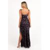 Petal & Pup Women’s Cammy Maxi Slip Dress(Midnight Floral)