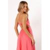 Petal & Pup Women’s Carton Halterneck Maxi Dress(Watermelon)