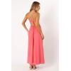 Petal & Pup Women’s Carton Halterneck Maxi Dress(Watermelon)