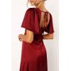 Petal & Pup Womens Casper Maxi Dress(Wine)