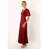 Petal & Pup Womens Casper Maxi Dress(Wine)