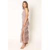 Petal & Pup Womens Ciao Ruffles Maxi Dress(Dusty Lavender)