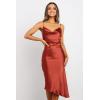 Petal & Pup Womens Cyprus Dress(Rust)