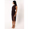 Petal & Pup Women’s Dina Midi Dress(Black Coffee)