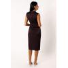 Petal & Pup Women’s Dina Midi Dress(Black Coffee)