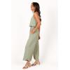 Petal & Pup Women’s Eleanor High Waisted Pants(Green)