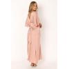 Petal & Pup Womens Eliza Maxi Dress(Pink)