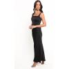 Petal & Pup Womens Emile Midi Dress(Black)