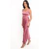 Petal & Pup Womens Emile Midi Dress(Rose)