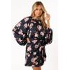 Petal & Pup Women’s Emillia Dress(Dark Floral)