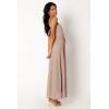Petal & Pup Women’s Farley Strapless Maxi Dress(Rose Gold Stripe)