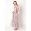 Petal & Pup Women’s Floret Midi Dress(Dark Purple)