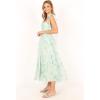 Petal & Pup Women’s Floret Midi Dress(Sage)