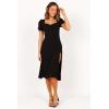 Petal & Pup Womens Franklin Dress(Ebony)