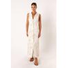 Petal & Pup Women’s Galia Midi Dress(White Print)