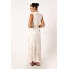 Petal & Pup Women’s Galia Midi Dress(White Print)