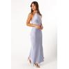 Petal & Pup Women’s Hadley Halterneck Maxi Dress(Blue)