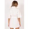 Petal & Pup Womens Hailey Denim Mini Dress(White Denim)
