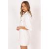 Petal & Pup Womens Hailey Denim Mini Dress(White Denim)