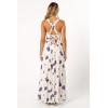 Petal & Pup Women’s Hazel Maxi Dress(Navy Floral)