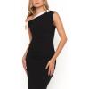 Petal & Pup Women’s Jayda Maxi Dress(Black/White)