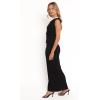 Petal & Pup Women’s Jayda Maxi Dress(Black/White)